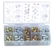 385 Pc. Grease Fitting Assortment - Makers Industrial Supply