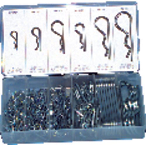 141 Pieces - Hitch Pin Clip Assortment-1/16″-3/16″ Diameter - Makers Industrial Supply