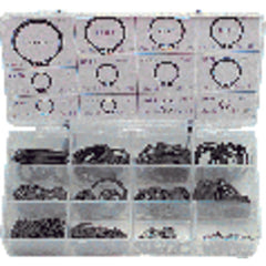 Snap Ring Assortment - 1/4″-1 1/4″ Diameter - Makers Industrial Supply