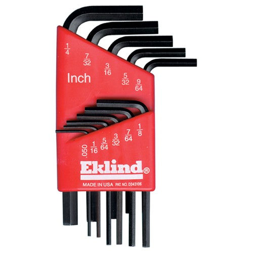 9 Pieces-1.5 mm-10 mm Short Arm Style - Hex Key Set - Makers Industrial Supply