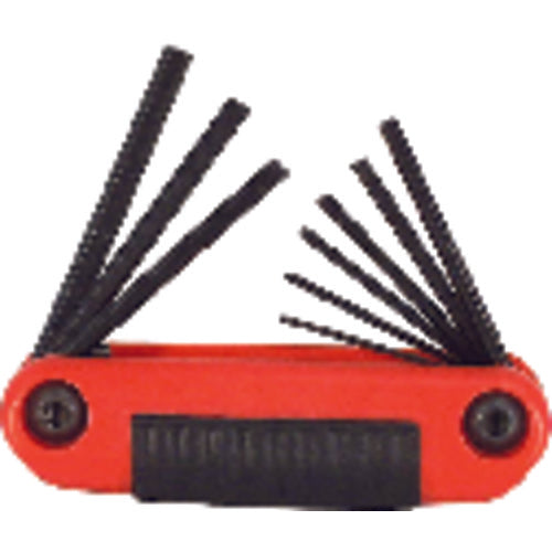 6 Pieces-5/32″-3/8″ Fold Up Style - Hex Key Set - Makers Industrial Supply