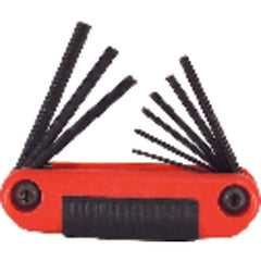 5 Pieces-3/16″-3/8″ Fold Up Style - Hex Key Set - Makers Industrial Supply