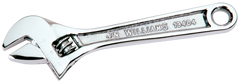 1-1/2'' Opening - 12'' OAL - Chrome Plated Adjustable Wrench - Makers Industrial Supply