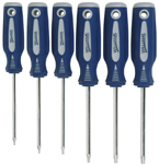 6 Piece - #9240101 - T10 - T30 - Screwdriver Style - Torx Driver Set - Makers Industrial Supply