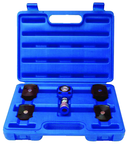 5T Hydraulic Flat Body Cylinder Kit with various height magnetic adapters in Carrying Case - Makers Industrial Supply