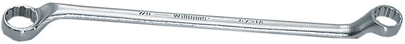 3/4 x 7/8'' -- 12'' OAL - Chrome 10° Offset Box End Wrench - Makers Industrial Supply