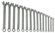 Snap-On/Williams - 15-Pc Metric Combo Wrench Set - Makers Industrial Supply