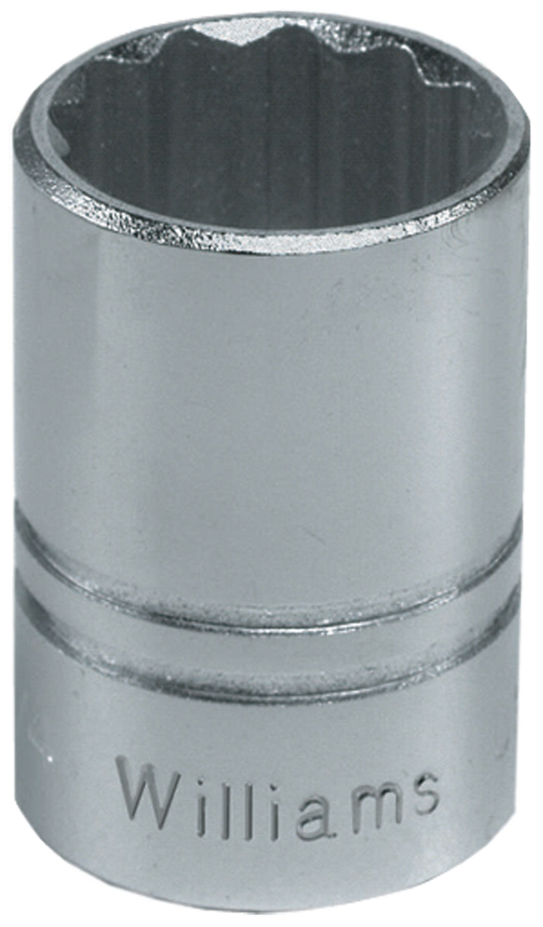 1-1/2" - 1/2" Drive - 12 Point - Standard Socket - Makers Industrial Supply