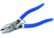 7" Electrician's Plier with Side Cutter- Cushion Grip Handle - Makers Industrial Supply