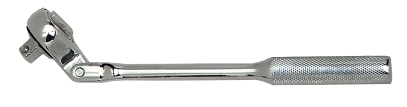 9-11/16" OAL - 3/8'' Drive - Flex Head - Reversible Ratchet - Knurled Handle - Makers Industrial Supply