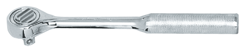 10-1/4" OAL - 1/2'' Drive - Round Head - Reversible Ratchet - Knurled Handle - Makers Industrial Supply