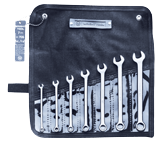 Wright Tool Fractional Combination Wrench Set -- 7 Pieces; 12PT Chrome Plated; Includes Sizes: 1/4; 5/16; 3/8; 7/16; 1/2; 9/16; 5/8"; Grip Feature - Makers Industrial Supply