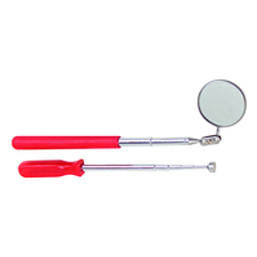 2 Piece - Telescoping Magnetic Pick-Up / Mirror Set - Makers Industrial Supply