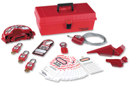 Valve & Electrical with 3 Padlocks - Lockout Kit - Makers Industrial Supply