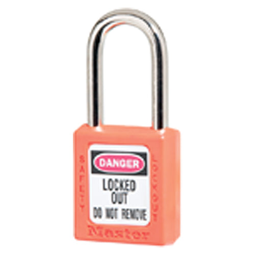 Xenoy Padlock - 1 1/2″ Body Width; Keyed: Different; Orange - Makers Industrial Supply