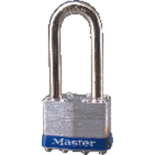 Commercial Steel Padlock 2″ Body Width; Keyed: Different; Silver - Makers Industrial Supply