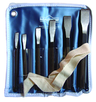 6 Piece Chisel Set -- 1/4 to 3/4'' Diameter - Makers Industrial Supply