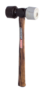 Vaughan Rubber Mallet -- 24 oz; Hickory Handle - Makers Industrial Supply