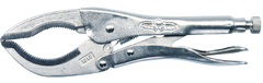 Large Jaw Locking Pliers -- #12LC Plain Grip 0 to 3-1/8'' Capacity 12'' Long - Makers Industrial Supply