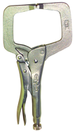 C-Clamp -- #11R Plain Grip 3-3/4'' Capacity 11'' Long - Makers Industrial Supply