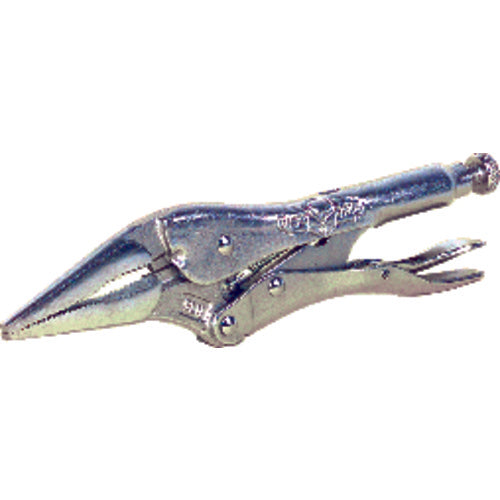 Vise-Grip Long Nose Locking Pliers with Wire Cutter - 6LN Plain Grip 2 1/4″ Capacity 6″ Long - Makers Industrial Supply