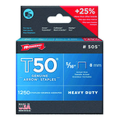 5/16″ / 8 mm - T50–1250 Standard Pack - Staples - Makers Industrial Supply