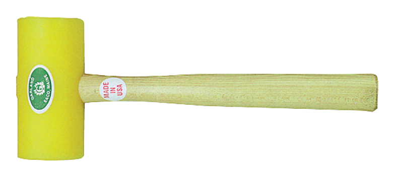 Garland Plastic Mallet -- 24 oz; Hickory Handle; 2-3/4'' Head Diameter - Makers Industrial Supply