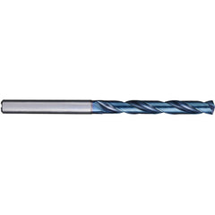 #20 Dia. × 6 mm Shank × 36 mm Flute Length × 74 mm OAL, 5XD, 140°, Aqua Revo D, 2 Flute, Internal, Solid Carbide Drill - Exact Industrial Supply