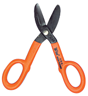 3'' Blade Length - 12-1/2'' Overall Length - Straight Cutting - Straight Patter Snips - Makers Industrial Supply