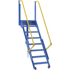 Folding Mezzanine Ladder 72″ - Exact Industrial Supply