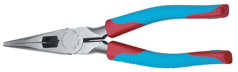 Channellock Long Needle Nose Pliers -- #318CB Cushion Grip 8.5'' Long - Makers Industrial Supply