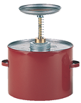 #P702; 2 Quart Capacity - Safety Plunger Can - Makers Industrial Supply