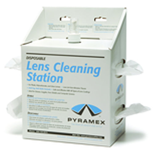 Lens Clean Station- 16 Oz Silicone Spray-1200 Tissues - Makers Industrial Supply