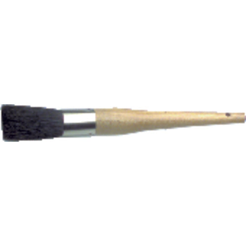 13/16″ × 8/16″ - Black China Bristle Oval Chip & Oil Industrial Hand Brush - Makers Industrial Supply