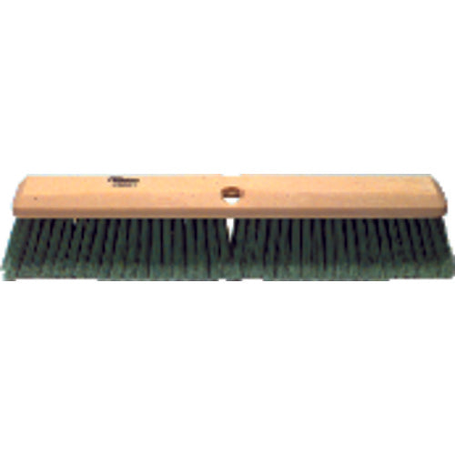 18″ - Green Fine Perma Sweep Broom With Handle - Makers Industrial Supply