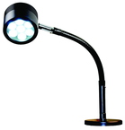 7 LED Spot Light  Dimmable  17" Flexible Gooseneck Arm  Magnetic Base - Makers Industrial Supply