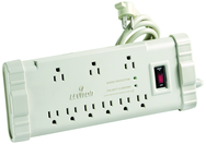 15 Amp; 120 Volt; 9 Plug Office Grade Surge Strip - Beige - Makers Industrial Supply