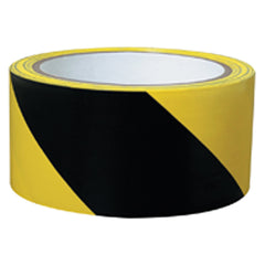 2″ × 36 yds Yellow / Black Hazard Tape - Makers Industrial Supply