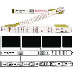 6FT X 5/8" BRICK MASONS WOOD RULE - Makers Industrial Supply