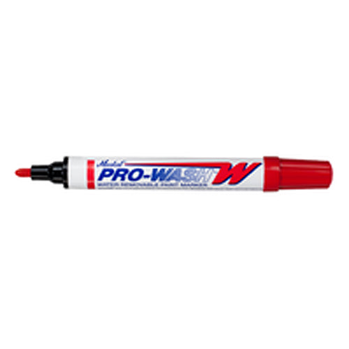 Pro Wash Marker W - Model 97032 - Red - Makers Industrial Supply