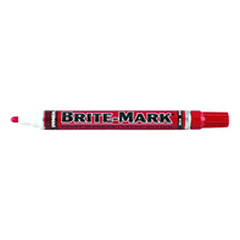 Brite-Mark Paint Marker - Oil Based - Red - Makers Industrial Supply