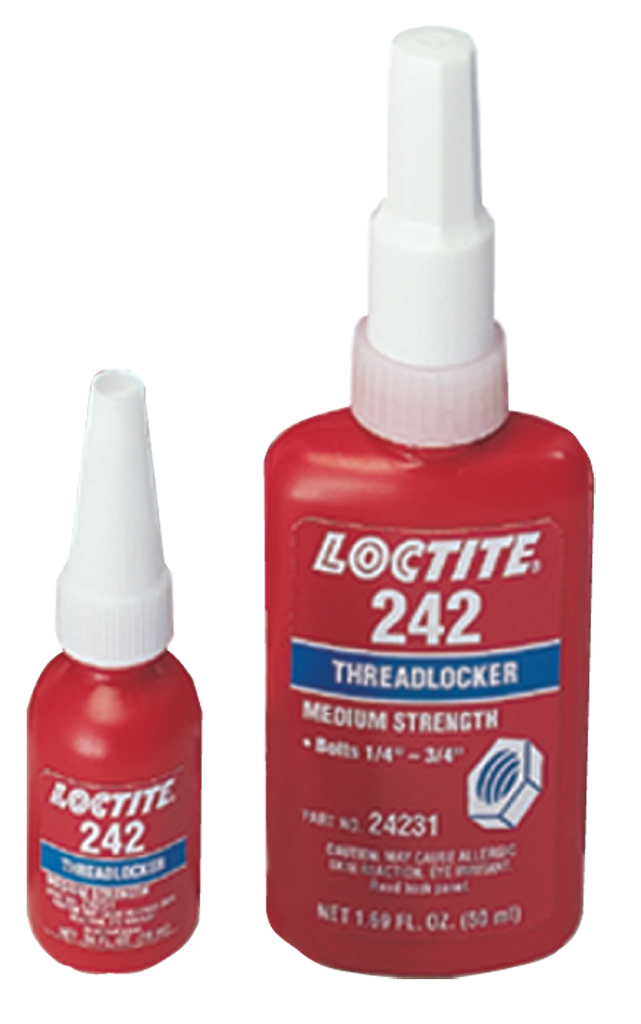 242 Medium Strength Removeable Threadlocker - 50 ml - Makers Industrial Supply