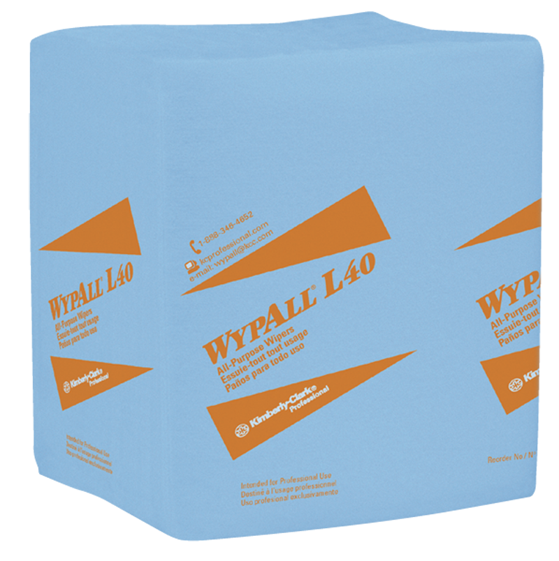 12.5 x 14.4'' - Package of 672 - WypAll L40 1/4 Fold - Makers Industrial Supply