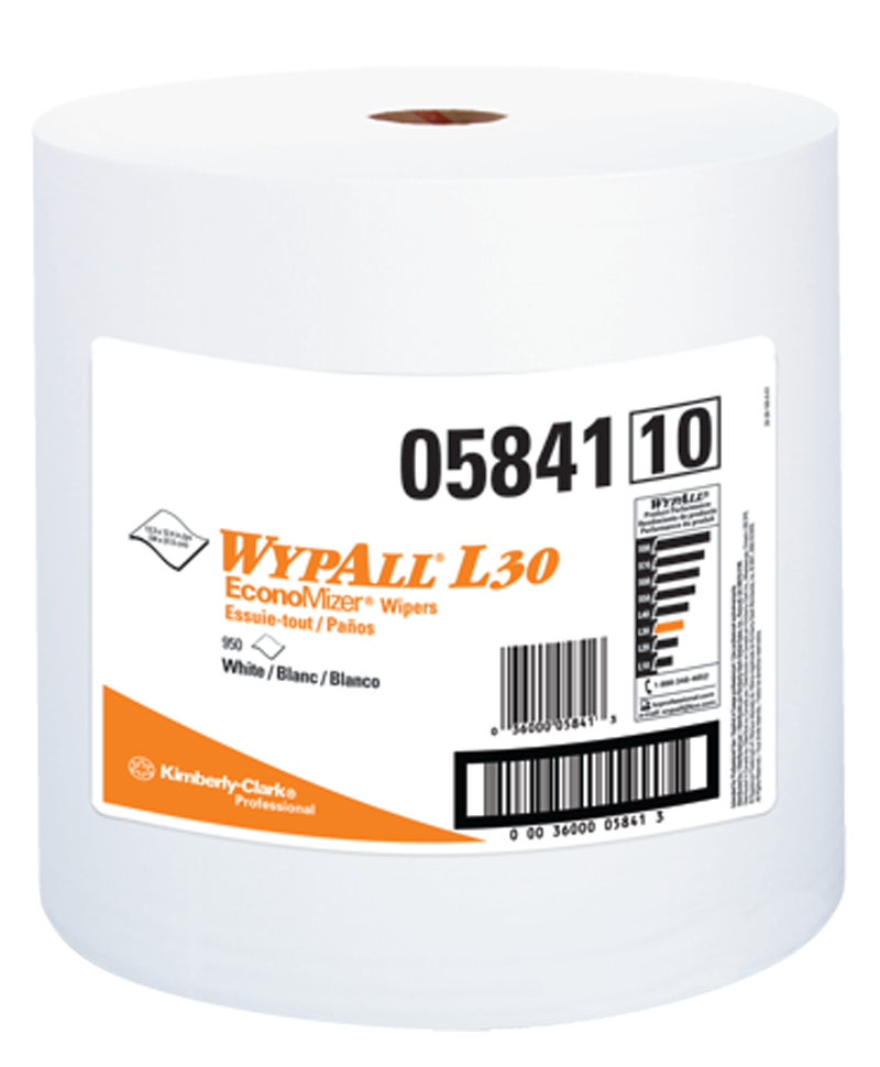 12.5 x 13.4'' - Package of 900 - WypAll L30 Jumbo Roll - Makers Industrial Supply