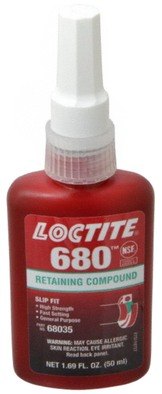 648 Retaining Compound; Press Fit; High Strength; Rapid Cure - 50ml - Makers Industrial Supply