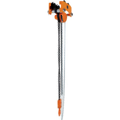 Low Headroom Chain Hoist Trolley Push 6K - Exact Industrial Supply