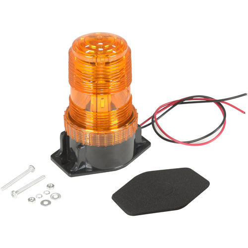 Round Flashing Amber Light - Exact Industrial Supply