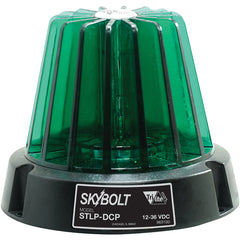 Light - Round 4″ Dome - Flashing Safety - Green - Exact Industrial Supply