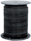 #L12RM100 - 1/2'' ID x 100 Feet - Black Rubber - Rubber Hose - Makers Industrial Supply