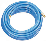 TP6050 - 3/8 MPT x 50 Feet - Light Blue Thermoplastic - 2 Rigid Fitting(s) - Air Hose - Makers Industrial Supply